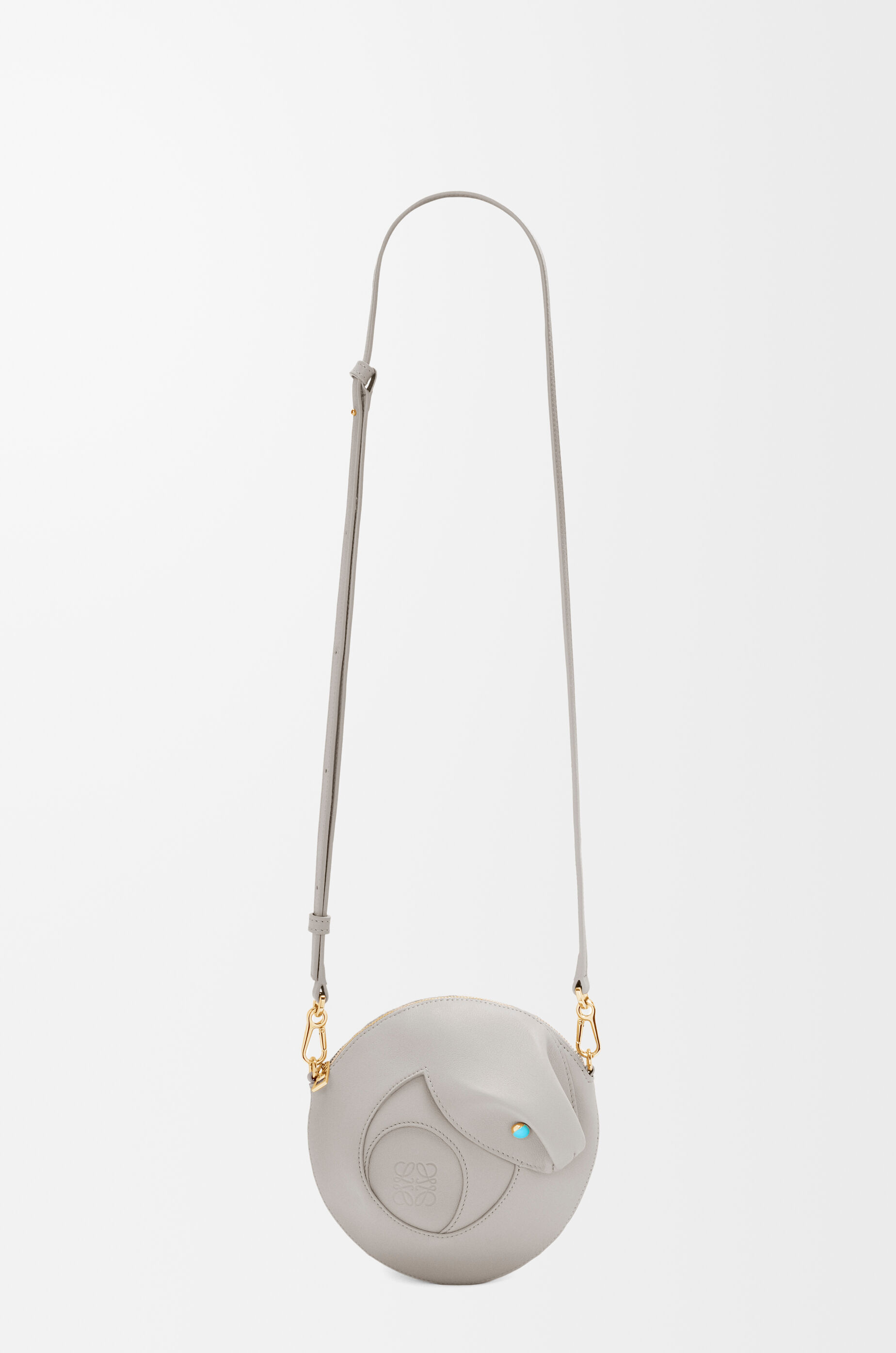 正規店買付★LOEWE スネークバッグ スネーク バッグ(スムースカーフ) グレー - LOEWE