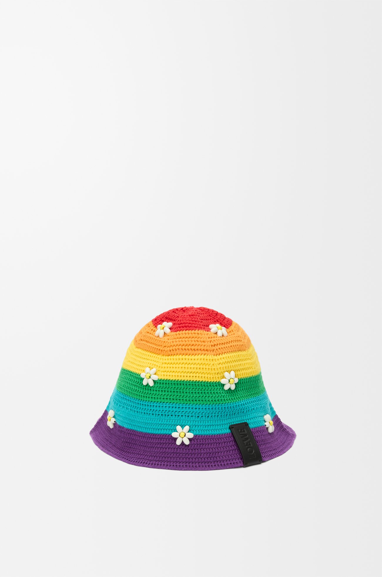 LOEWE Daisy bucket hat in cotton Multicolor