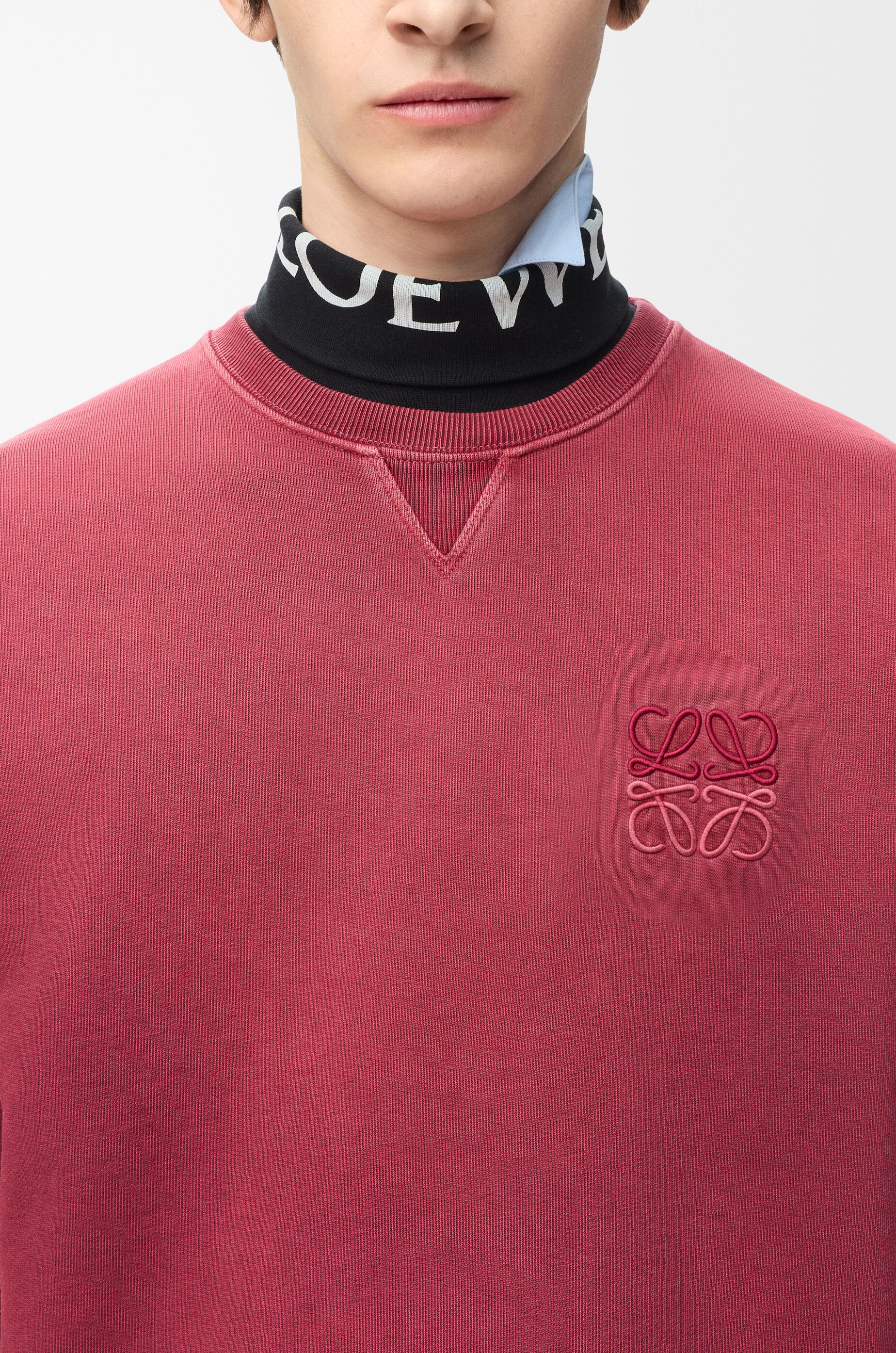 Sweatshirt in cotton Red - LOEWE USA Official Website