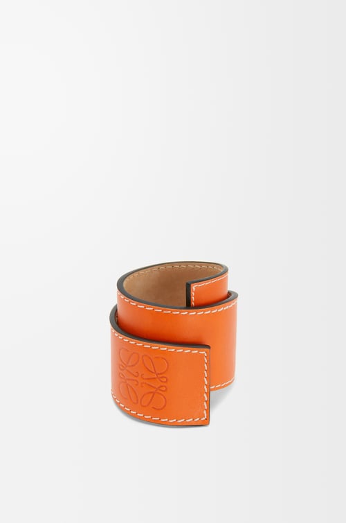 スラップ ブレスレット スモール (カーフ) オレンジ - LOEWE 