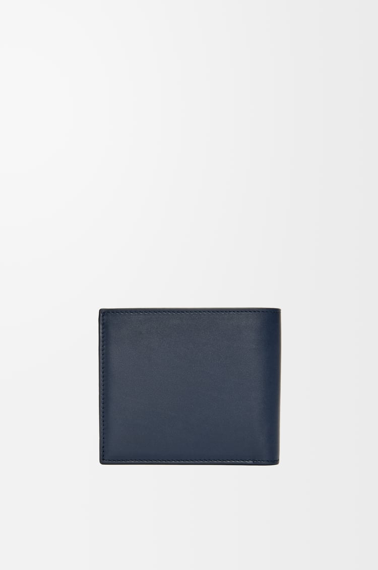 LOEWE Bifold wallet in satin calfskin Deep Navy