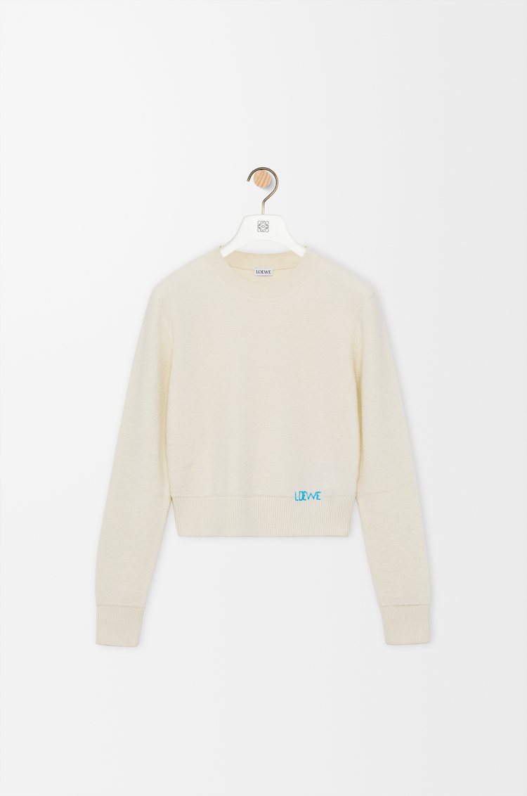 LOEWE Sweater in wool Ecru