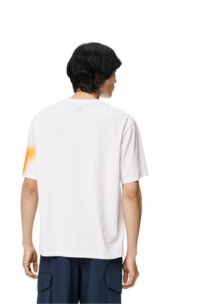 LOEWE Camiseta en algodón con estampado de sombra Blanco plp_rd