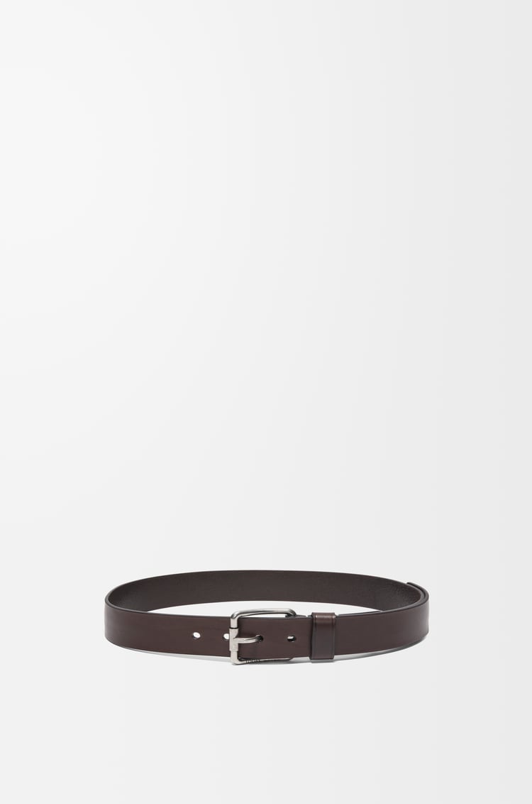 LOEWE ローラー カーブ ベルト（ベジタブルタンニンカーフ） ダークシガー/ヴィンテージパラジウム