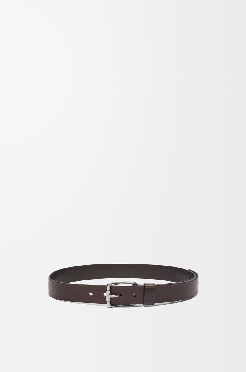 Roller Curve belt in vegetable-tanned calfskin