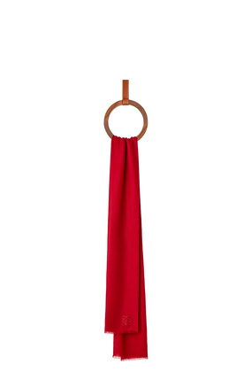 LOEWE Scarf in cashmere Red plp_rd