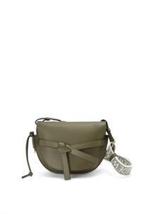Small gate bag in soft calfskin and jacquard Clearance