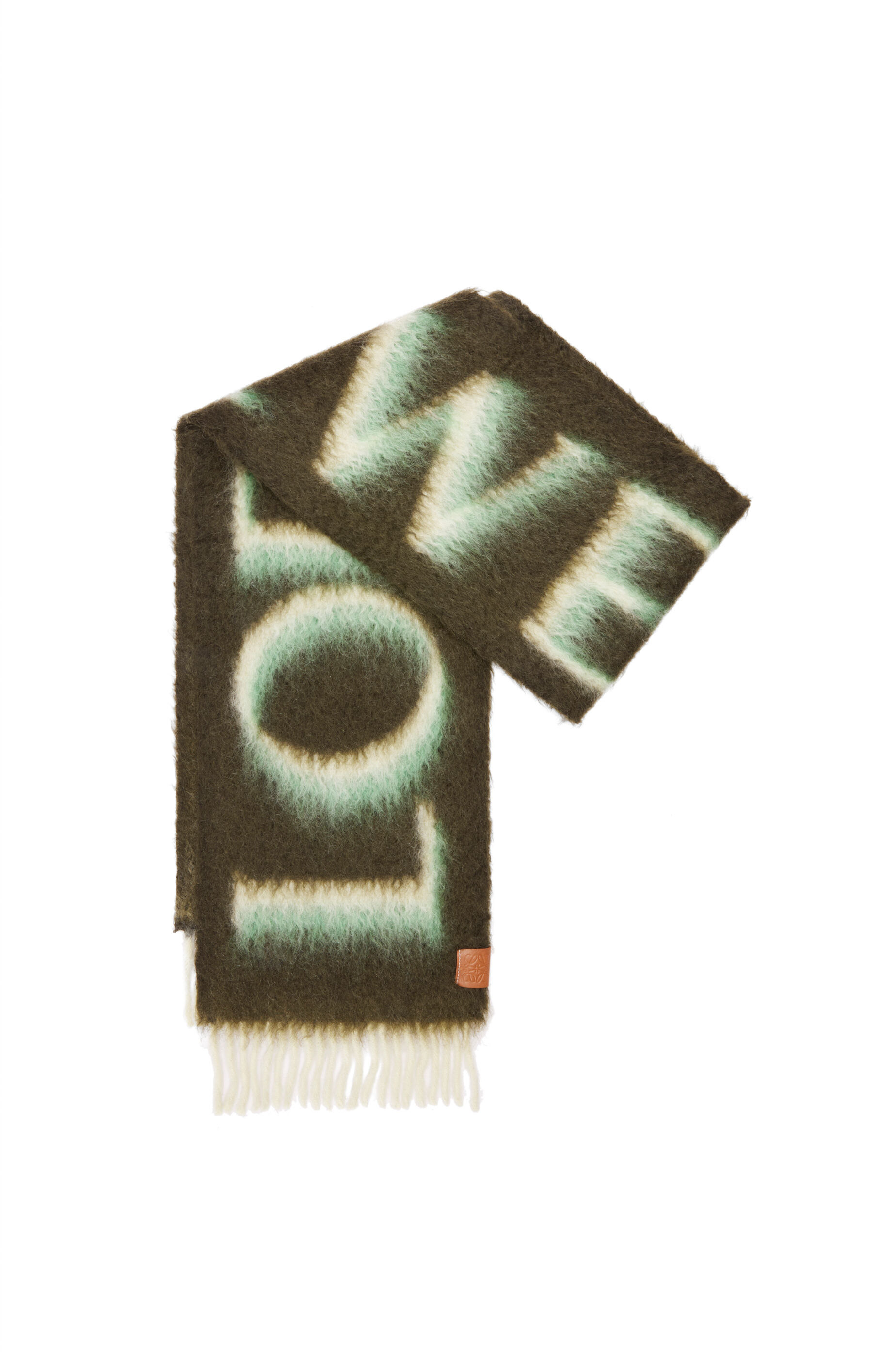 LOEWEマフラーウール100%(ほぼ未使用) つまん LOEWEマフラーウール100%(ほぼ未使用) つまん