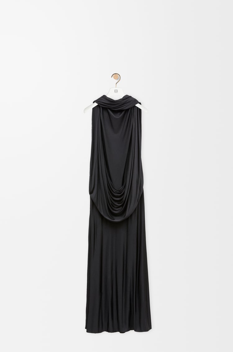 LOEWE ぺブル ドレス（レーヨン） ブラック