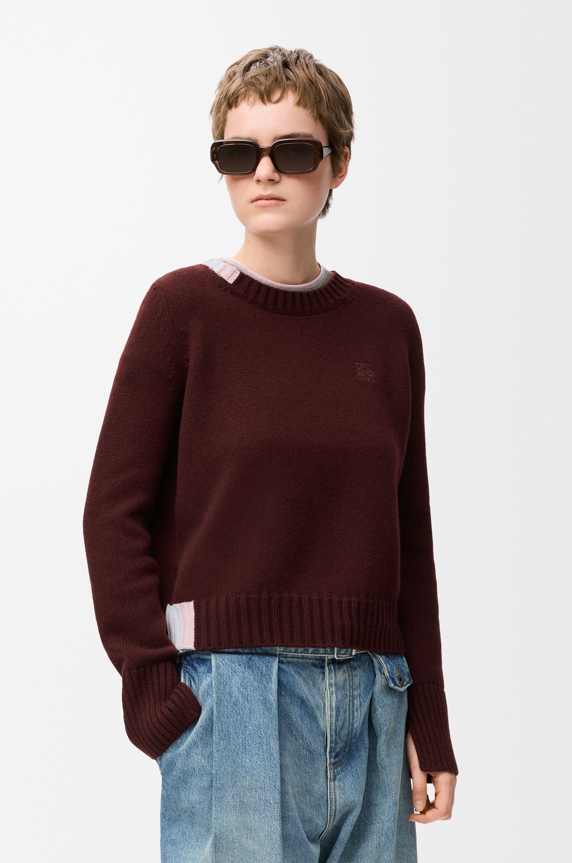 セーター（カシミヤ） レッド - LOEWE