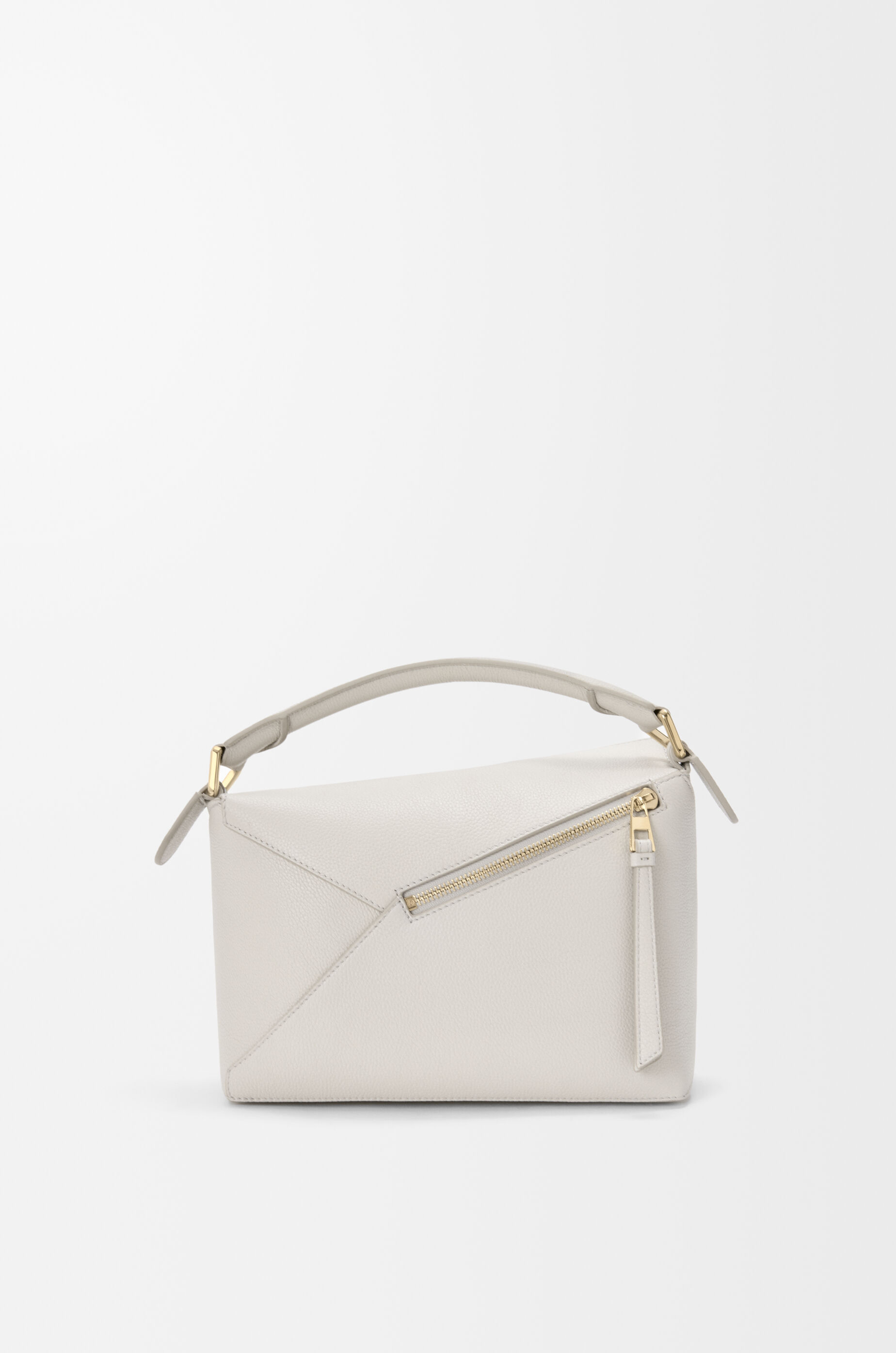 Small Puzzle Edge bag in soft grained calfskin Grey - LOEWE