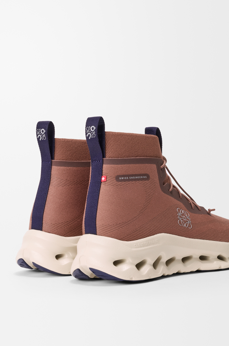 LOEWE LOEWE x On Cloudtilt 女士高帮运动鞋 灰褐色/燕麦色/海军蓝