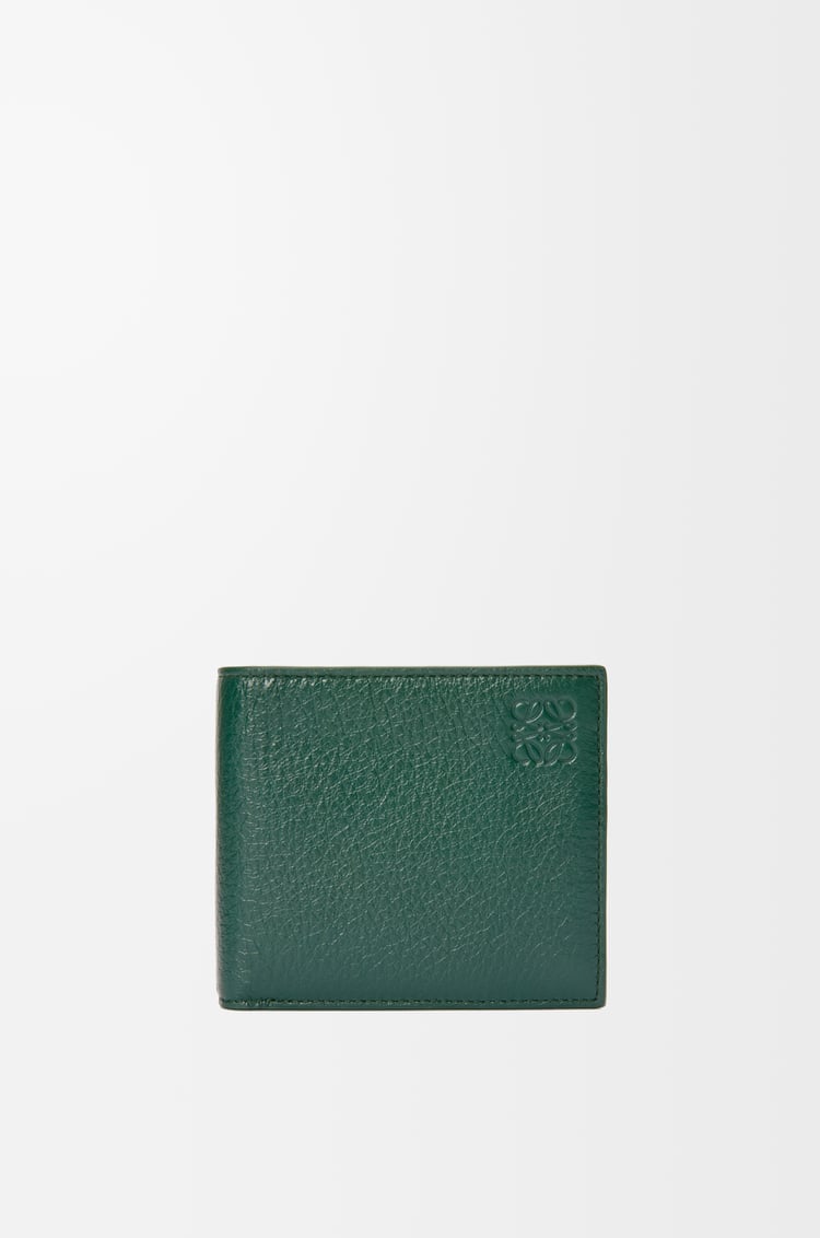 LOEWE Bifold coin wallet in deerskin Evergreen