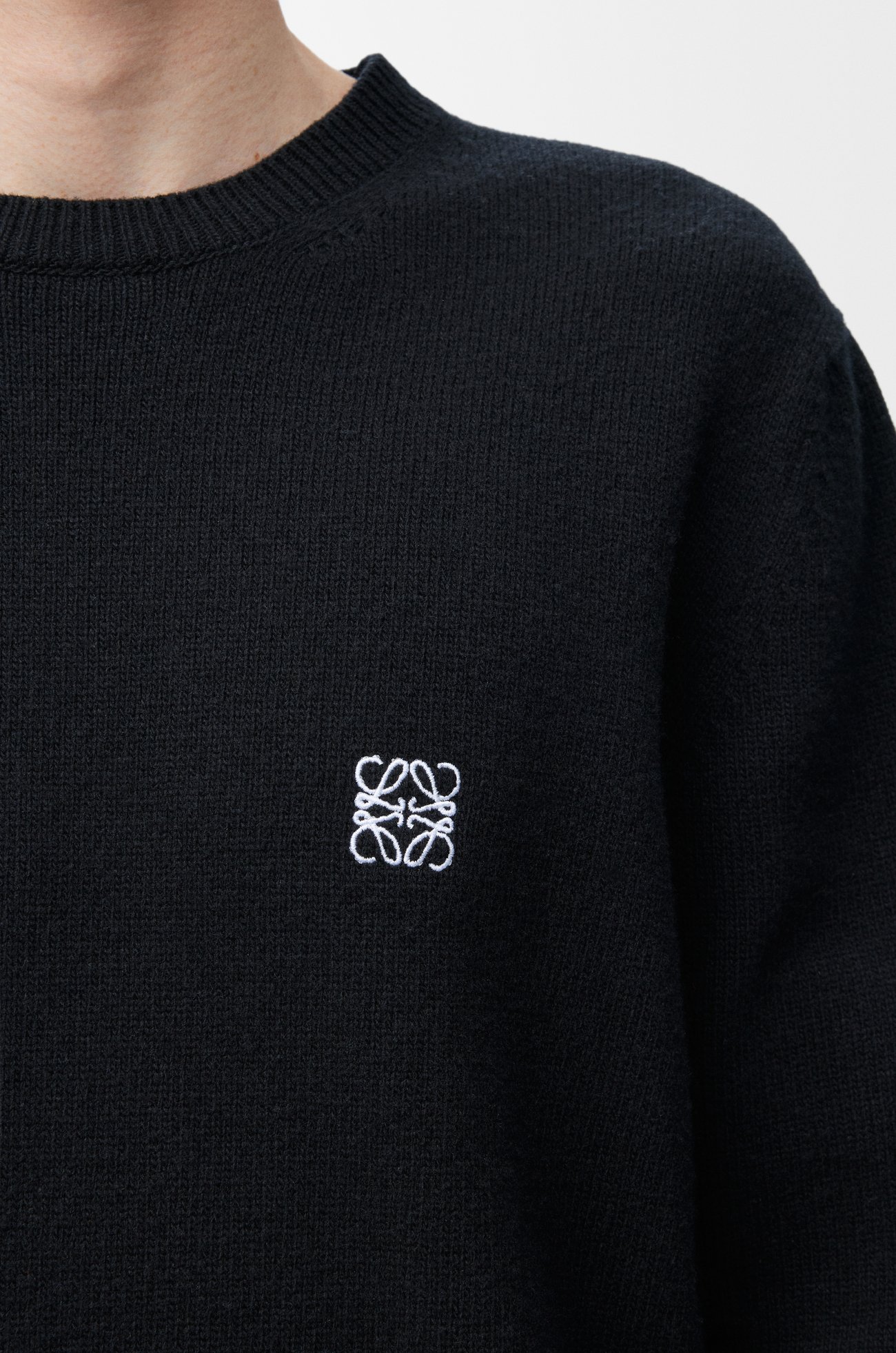 LOEWE Jersey en lana Negro