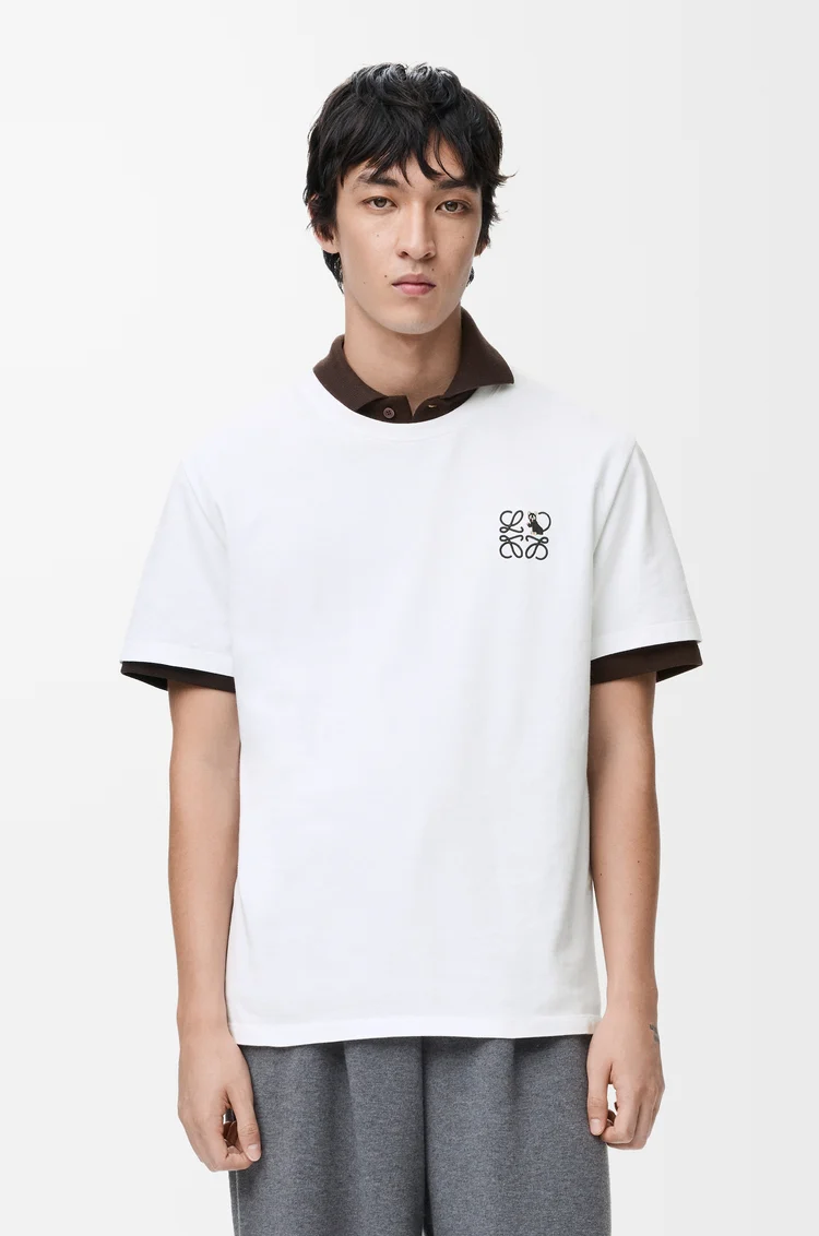 LOEWE Relaxed fit T-shirt in cotton White