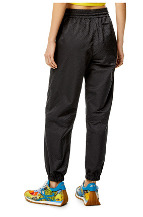 LOEWE Anagram tracksuit trousers in nylon Black plp_rd
