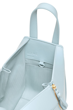 LOEWE Hammock compact bag in satin calfskin Aquamarine