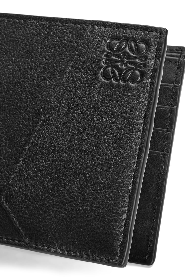 LOEWE Puzzle bifold wallet in classic calfskin Black
