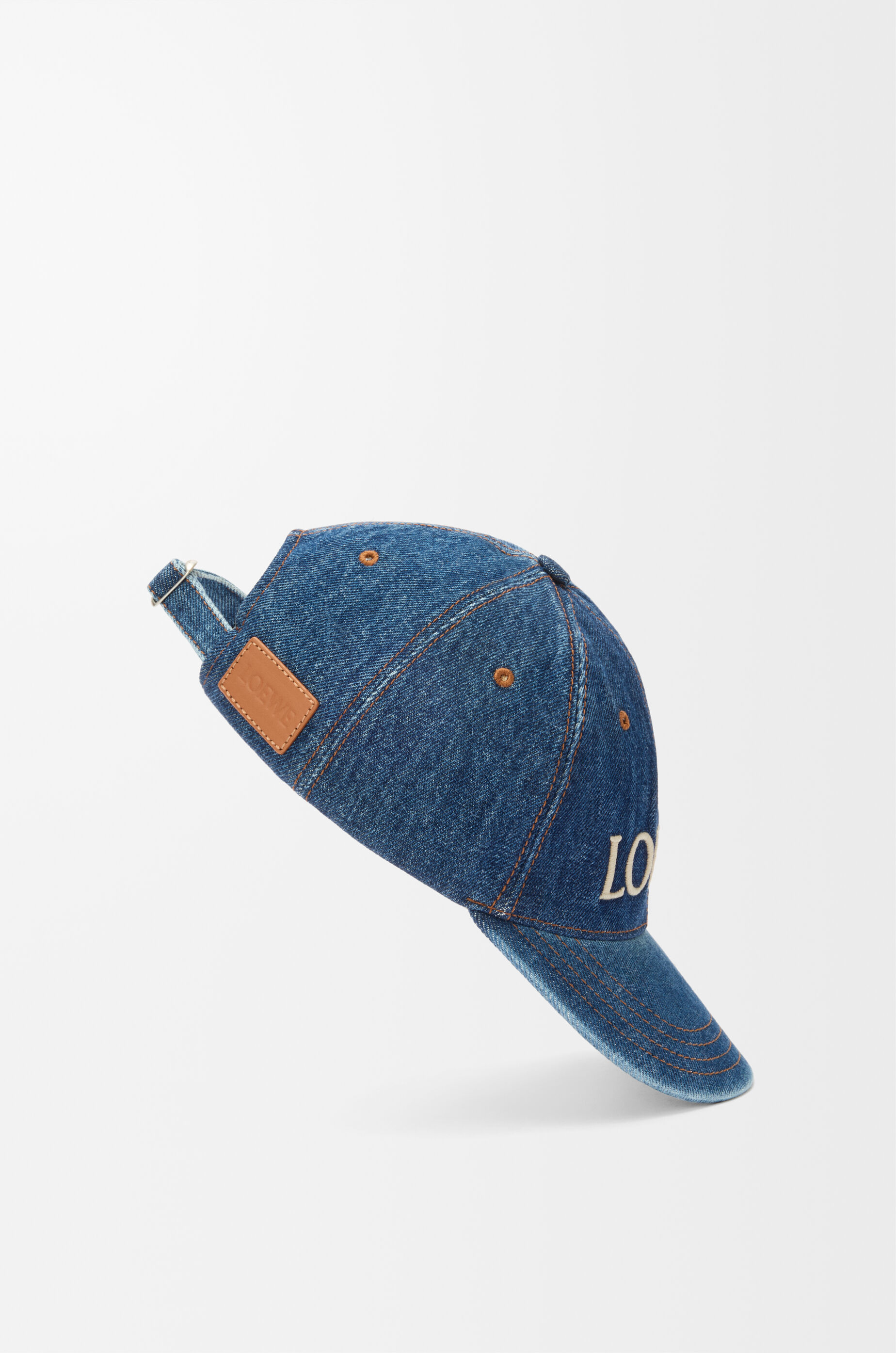 LOEWE cap in canvas Blue - LOEWE