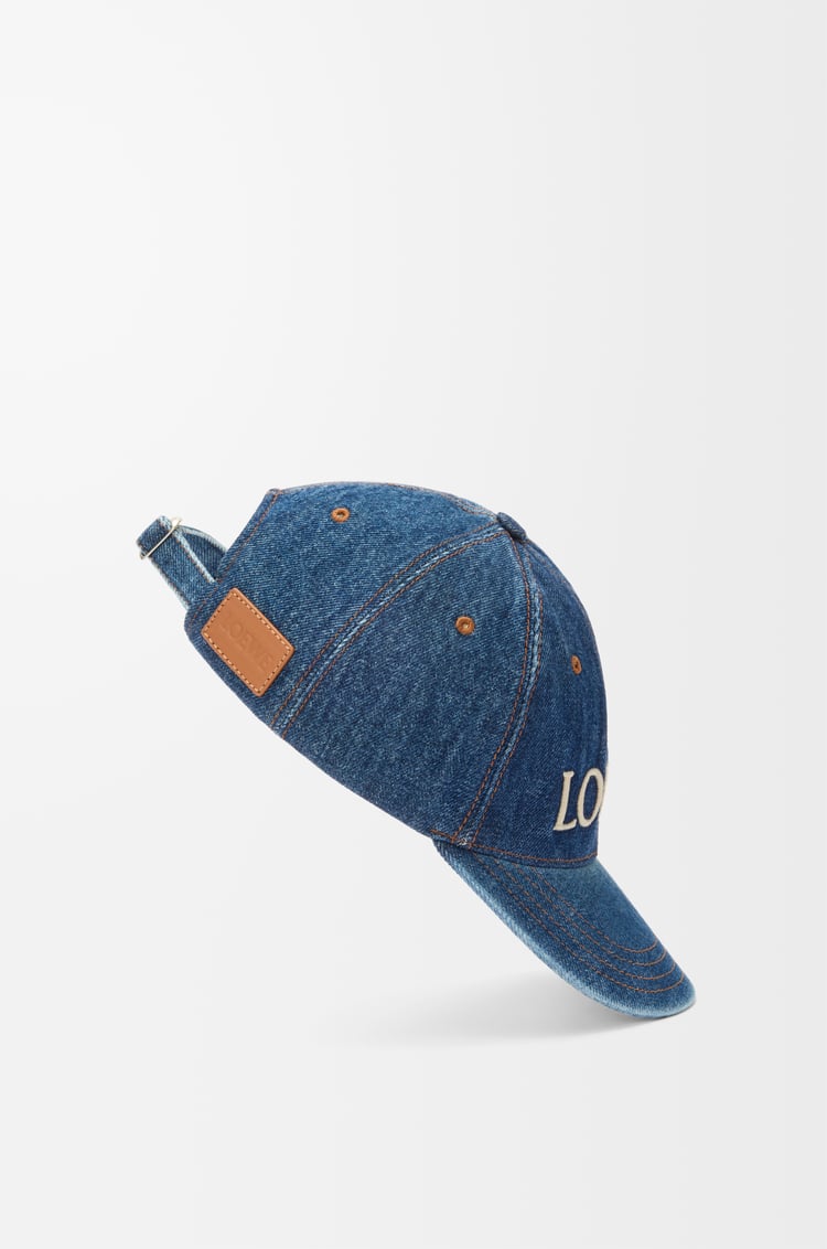 LOEWE Gorra LOEWE en denim Azul Vaquero
