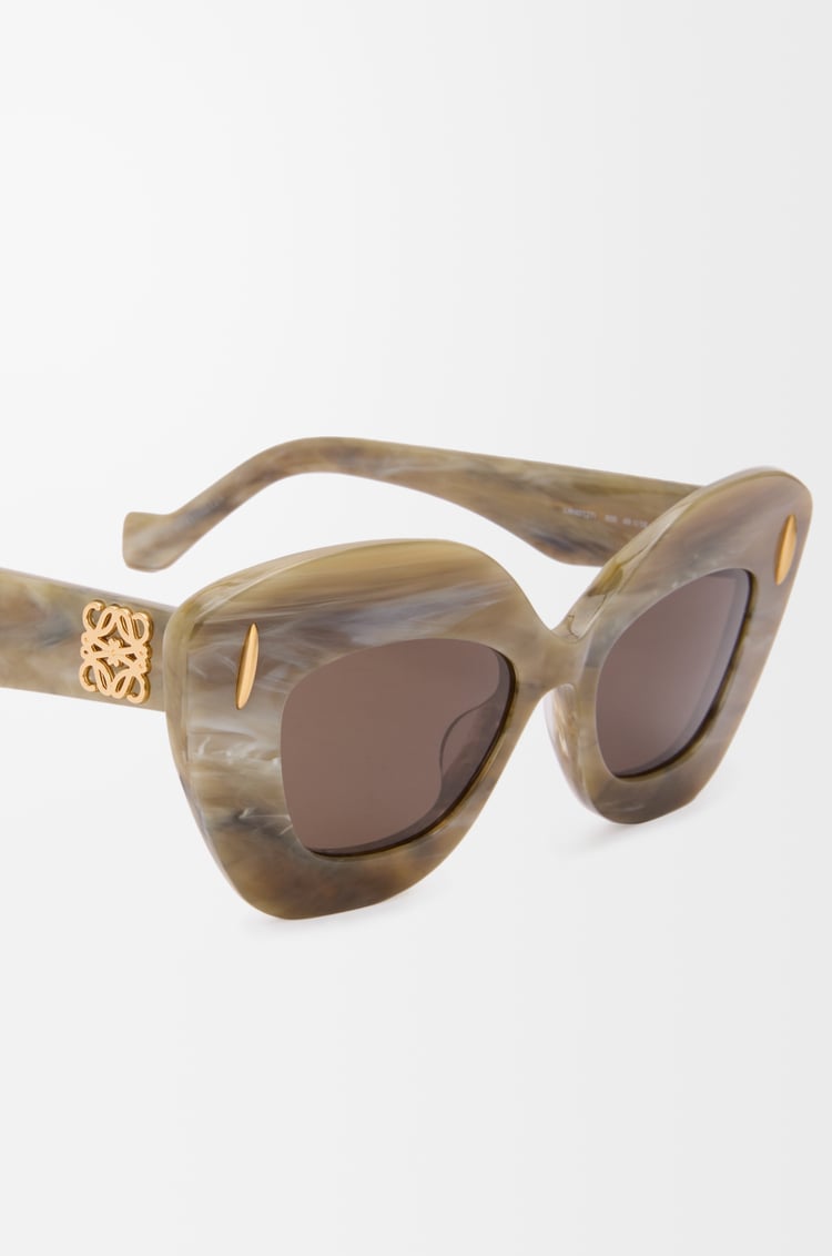 LOEWE Gafas de sol Retro Screen  Verde Pálido Marmolado