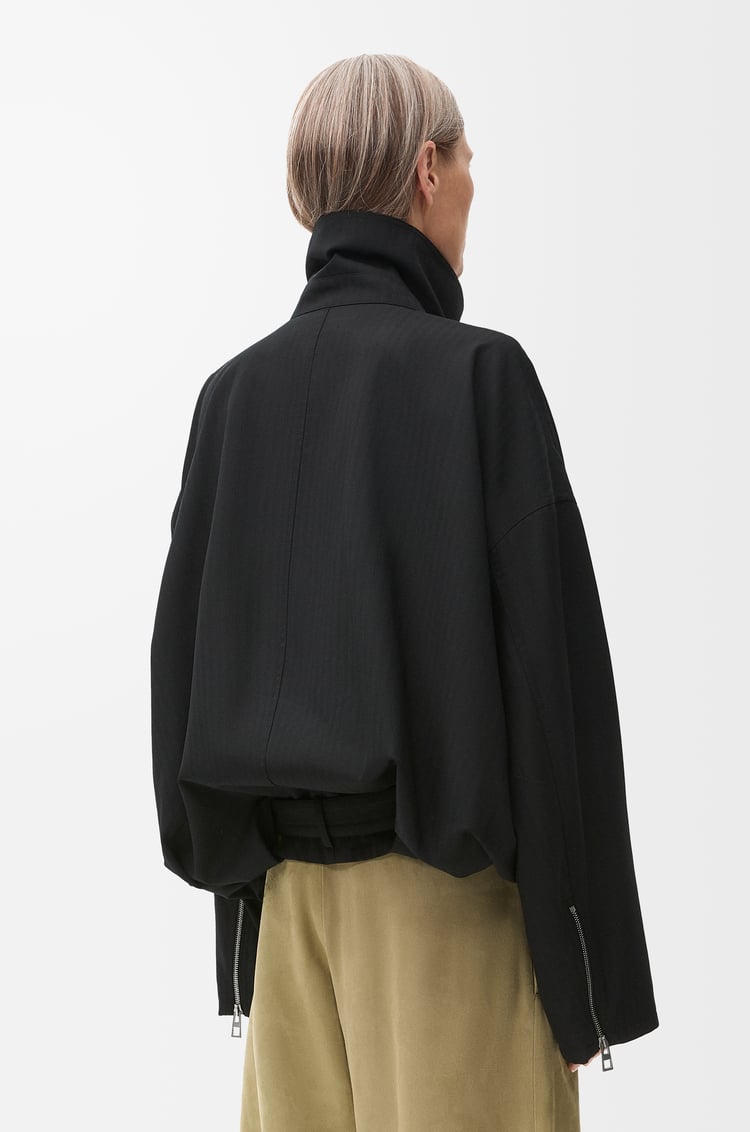 LOEWE Chaqueta globo en lana Negro
