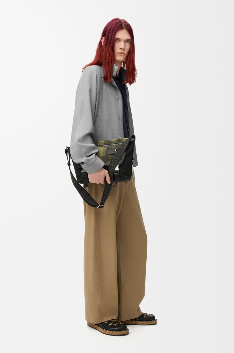 LOEWE Zip-up jacket in wool Light Grey