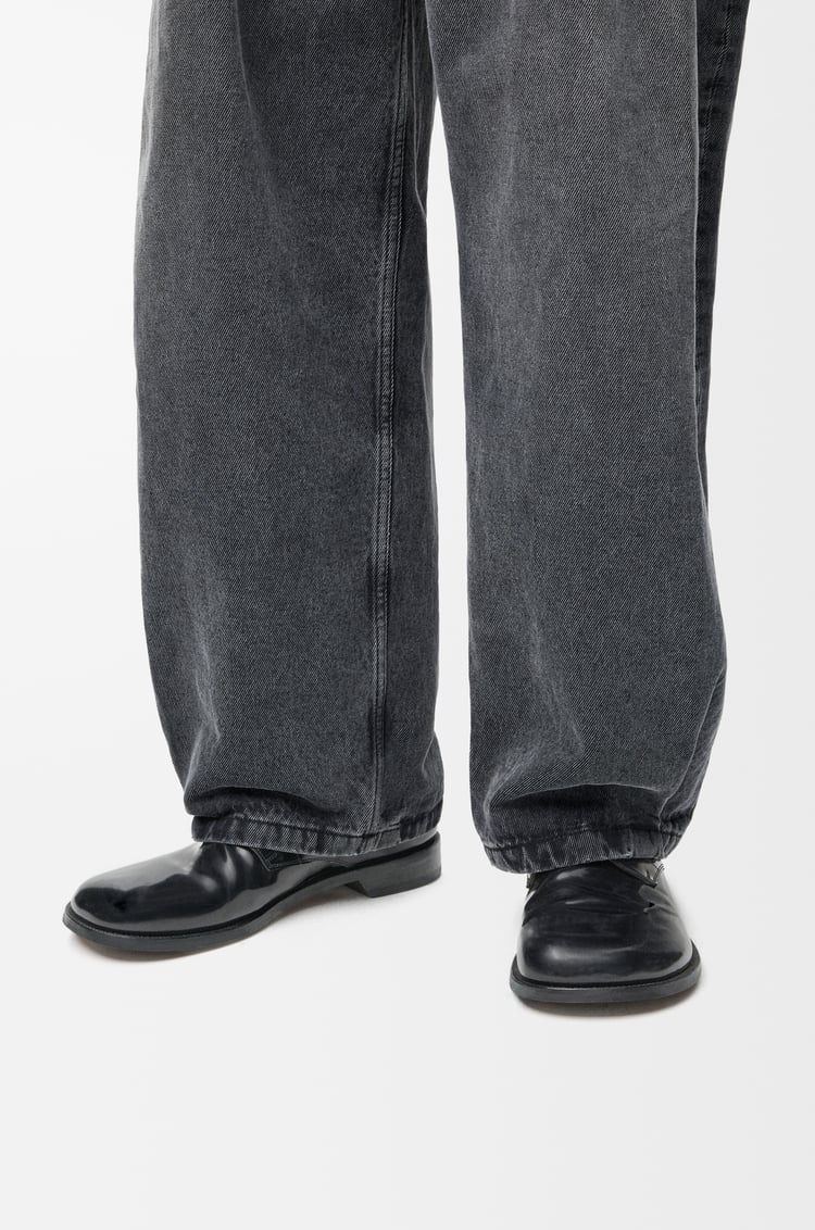 LOEWE Derby Campo en piel de ternera Negro