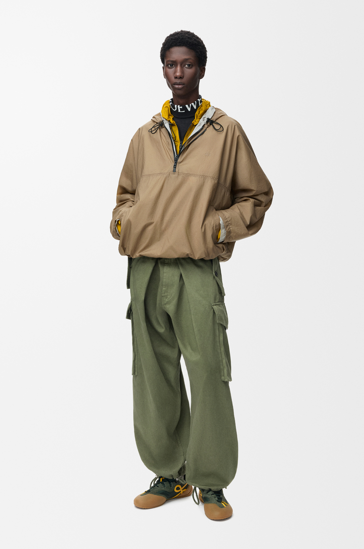 LOEWE Anorak en tissu technique Beige