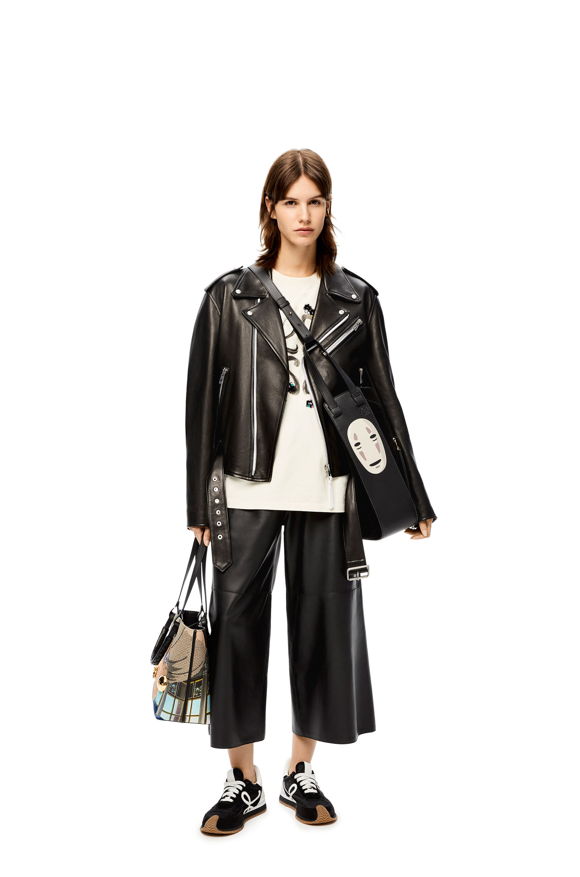 loewe leather coat