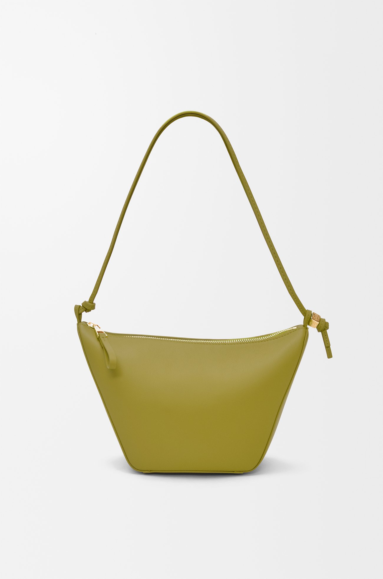 LOEWE 迷你经典牛皮革 Hammock Hobo 手袋 Light Moss