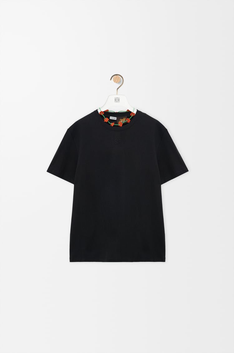 LOEWE クロシェ Tシャツ（コットン） ブラック