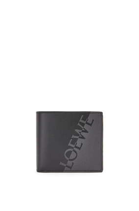 LOEWE Signature bifold wallet in calfskin Anthracite/Black plp_rd