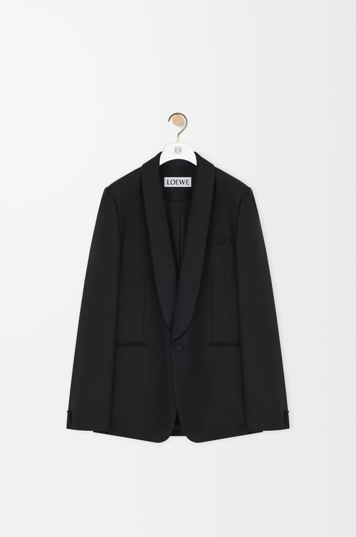 LOEWE ジャケット（ウール&シルク） ブラック