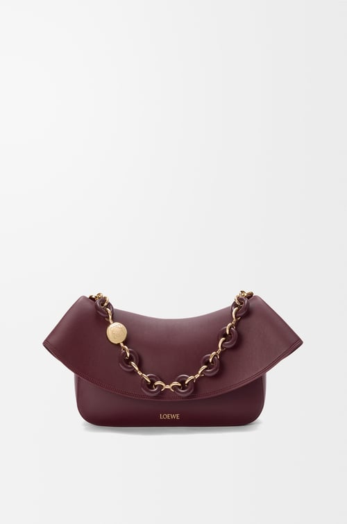 LOEWE オラ バッグ ミディアム（スムースカーフ） ダークバーガンディ