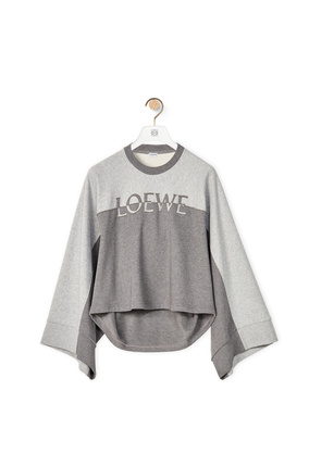 LOEWE 棉質 LOEWE 寬鬆運動衫 Grey/Light Grey plp_rd