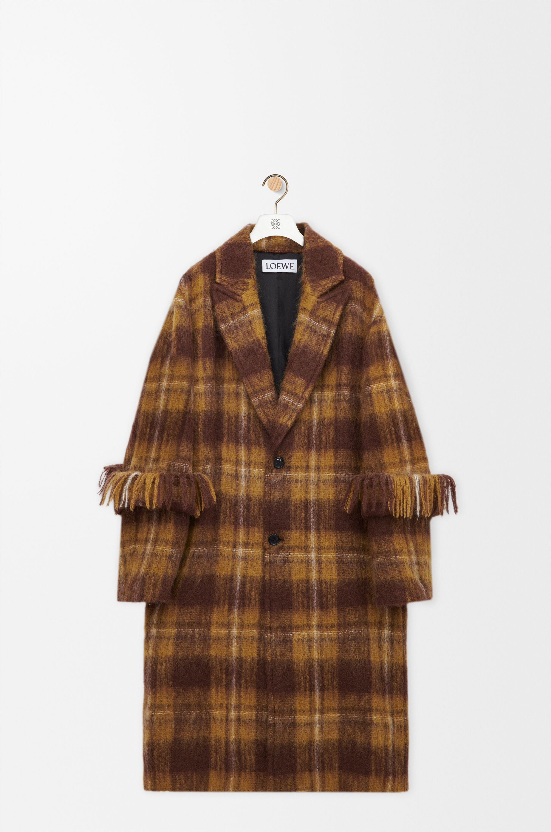 うーたんさま専用 loewe コート コート（ウール&モヘアブレンド） グレー - LOEWE