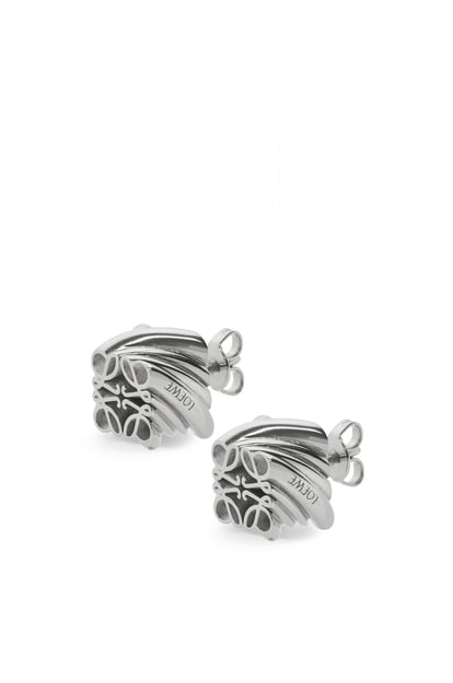 LOEWE Orecchini a lobo Anagram a spirale in argento sterling ARGENTO plp_rd