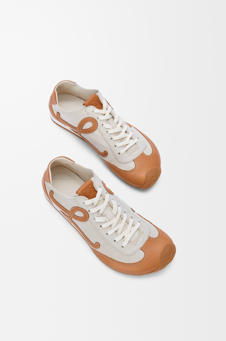 Ballet Runner 2.0 unlined in deerskin and vegetable-tanned calfskin