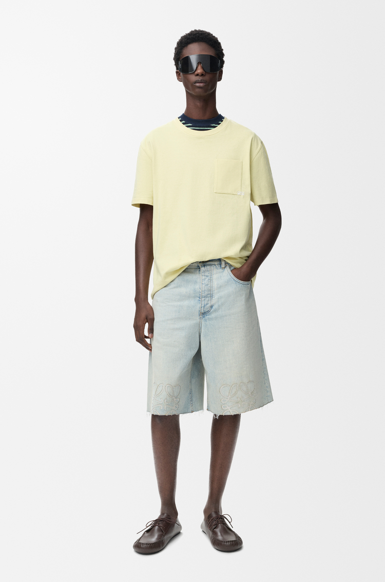 LOEWE Relaxed fit T-shirt in cotton Light Yellow