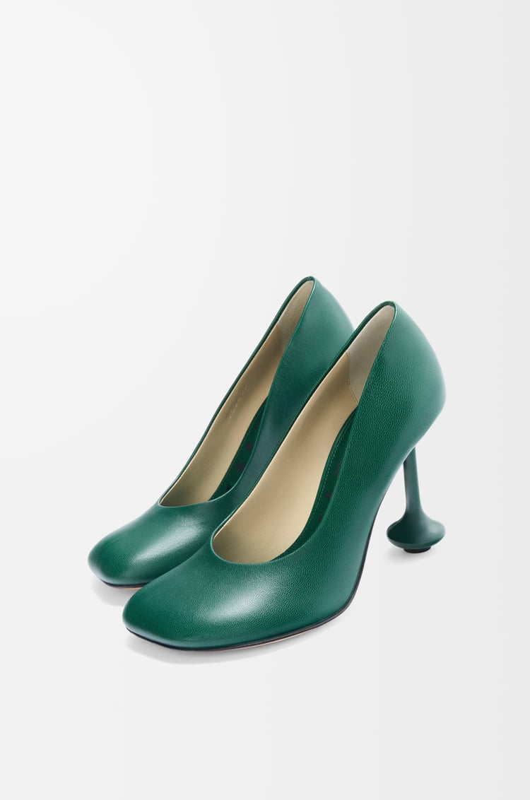 LOEWE Zapato de salón Toy en piel de cabra Verde Bosque