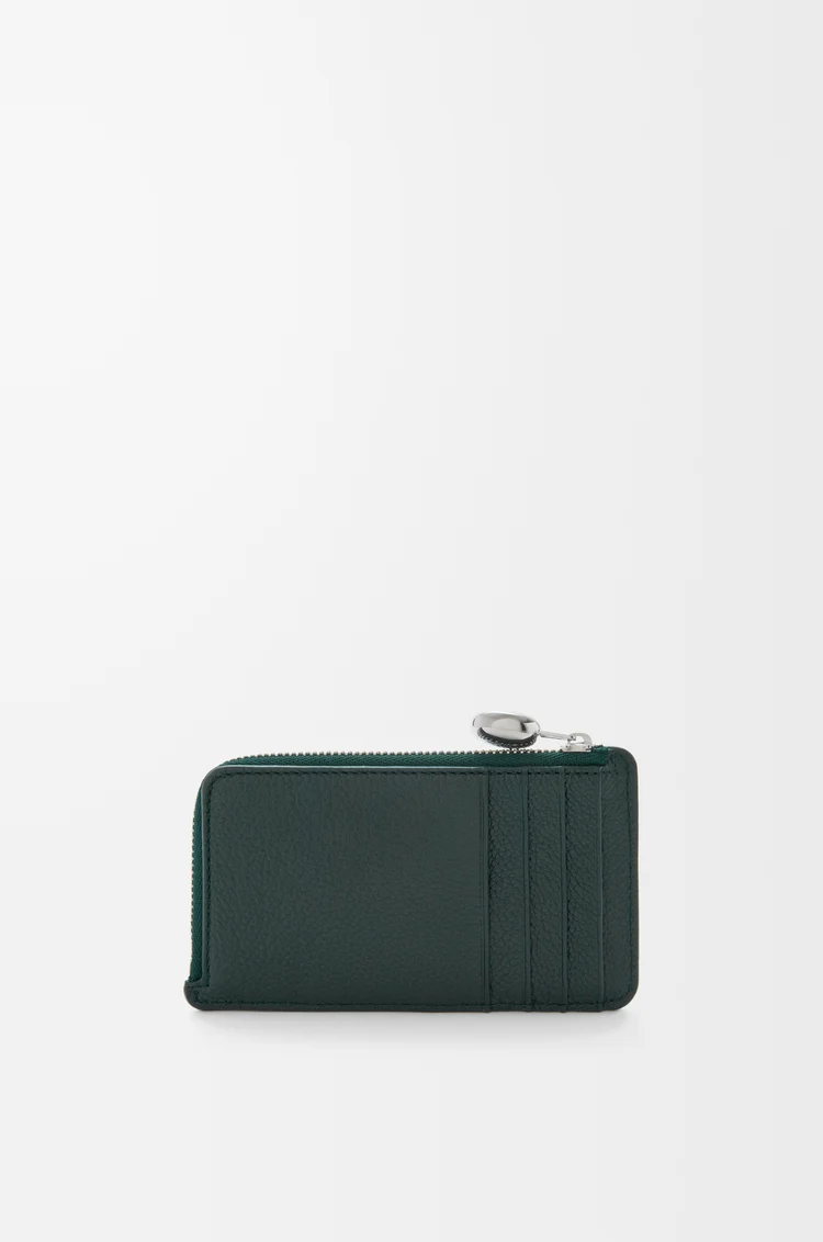 LOEWE Pebble coin cardholder in pebble grained calfskin Sherwood
