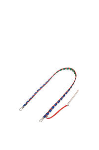 LOEWE Thin Braided strap in classic calfskin Multicolor pdp_rd