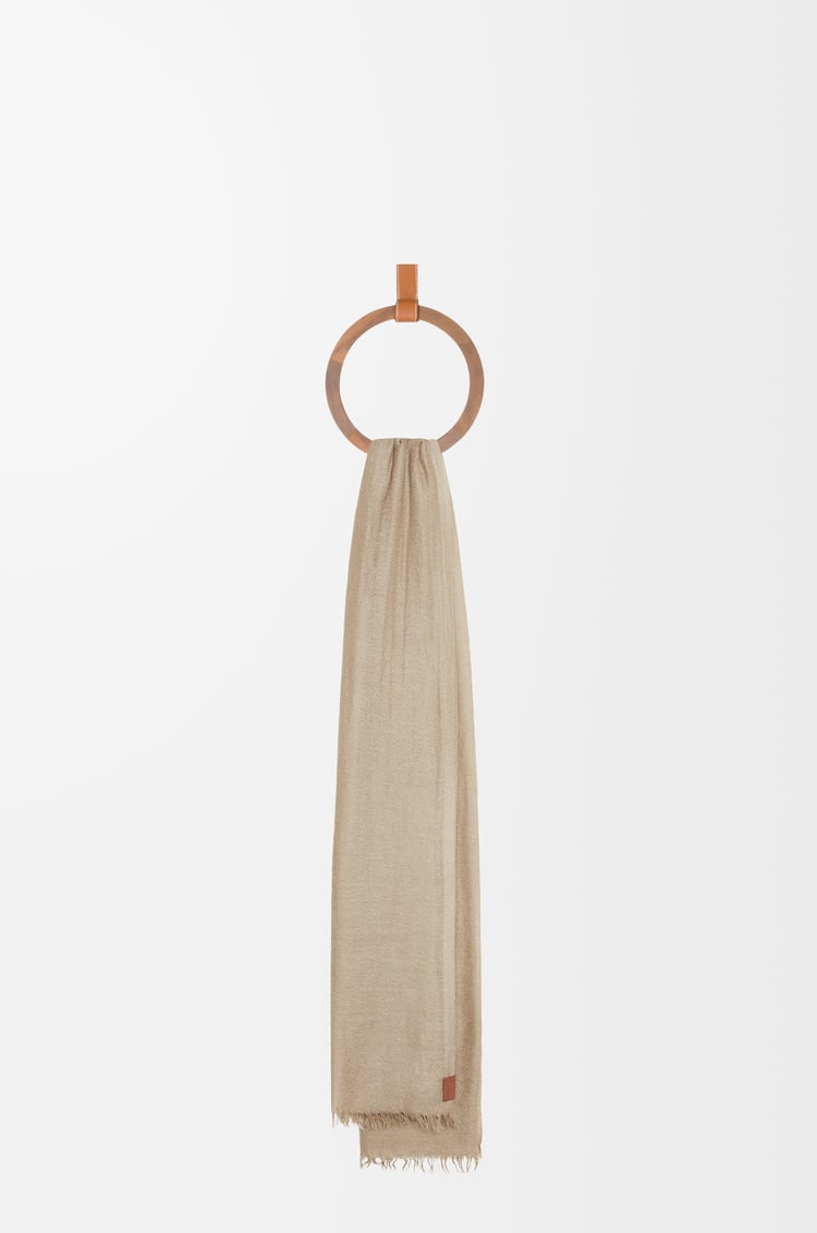 LOEWE Bufanda en cashmere Beige