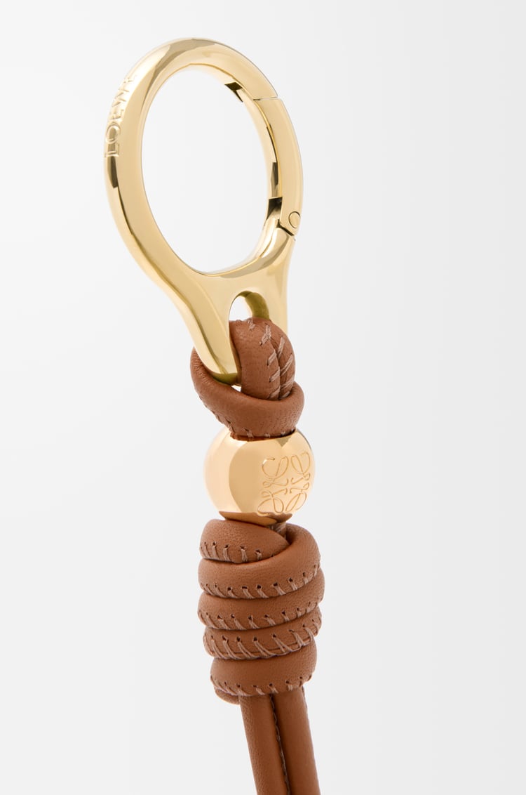 LOEWE Personalisation tree in classic calfskin Warm Desert/Gold