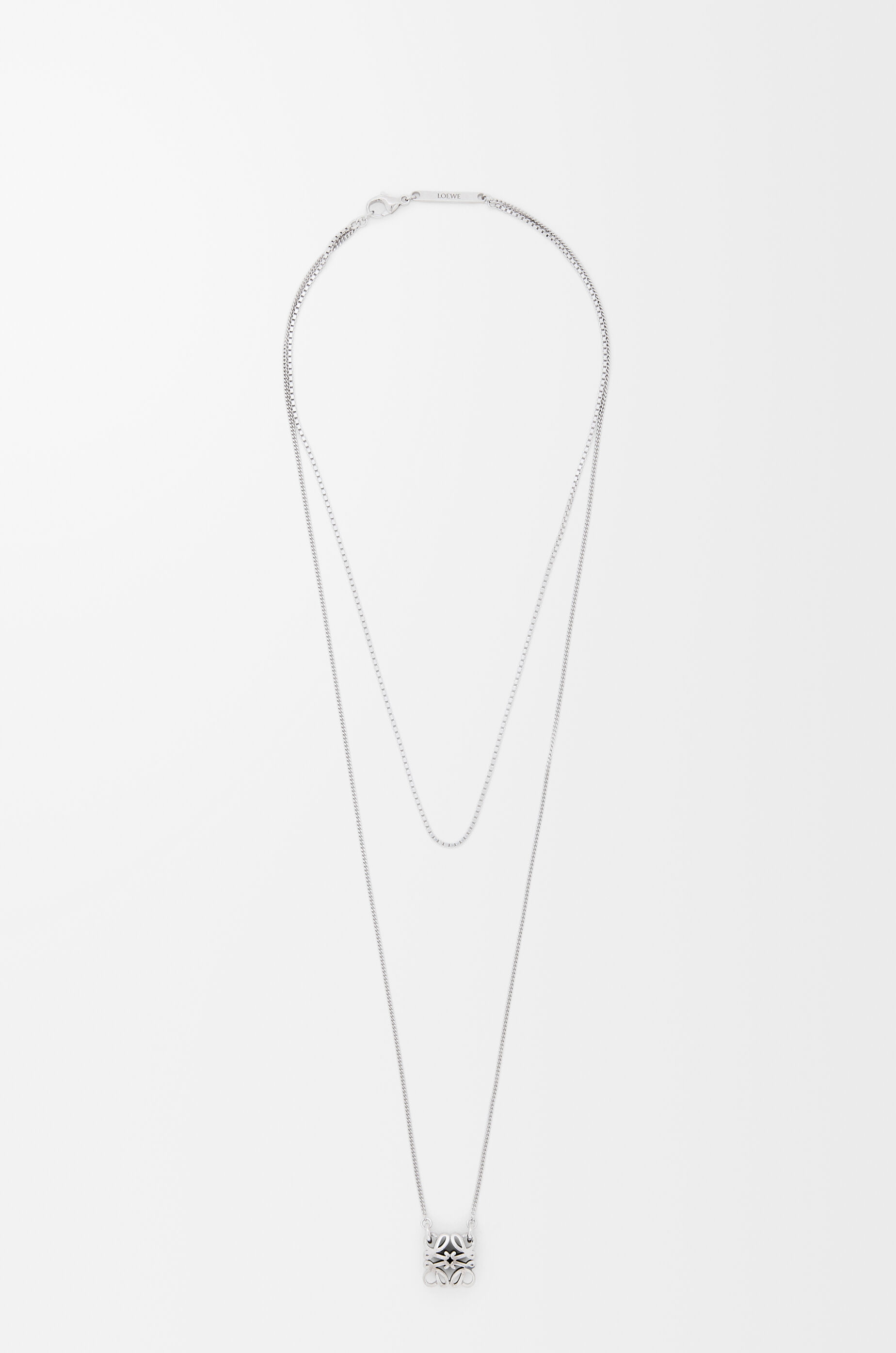 アナグラム ボンベ ネックレス（スターリングシルバー） シルバー - LOEWE