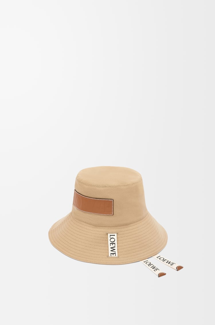 LOEWE Fisherman hat in canvas Sand