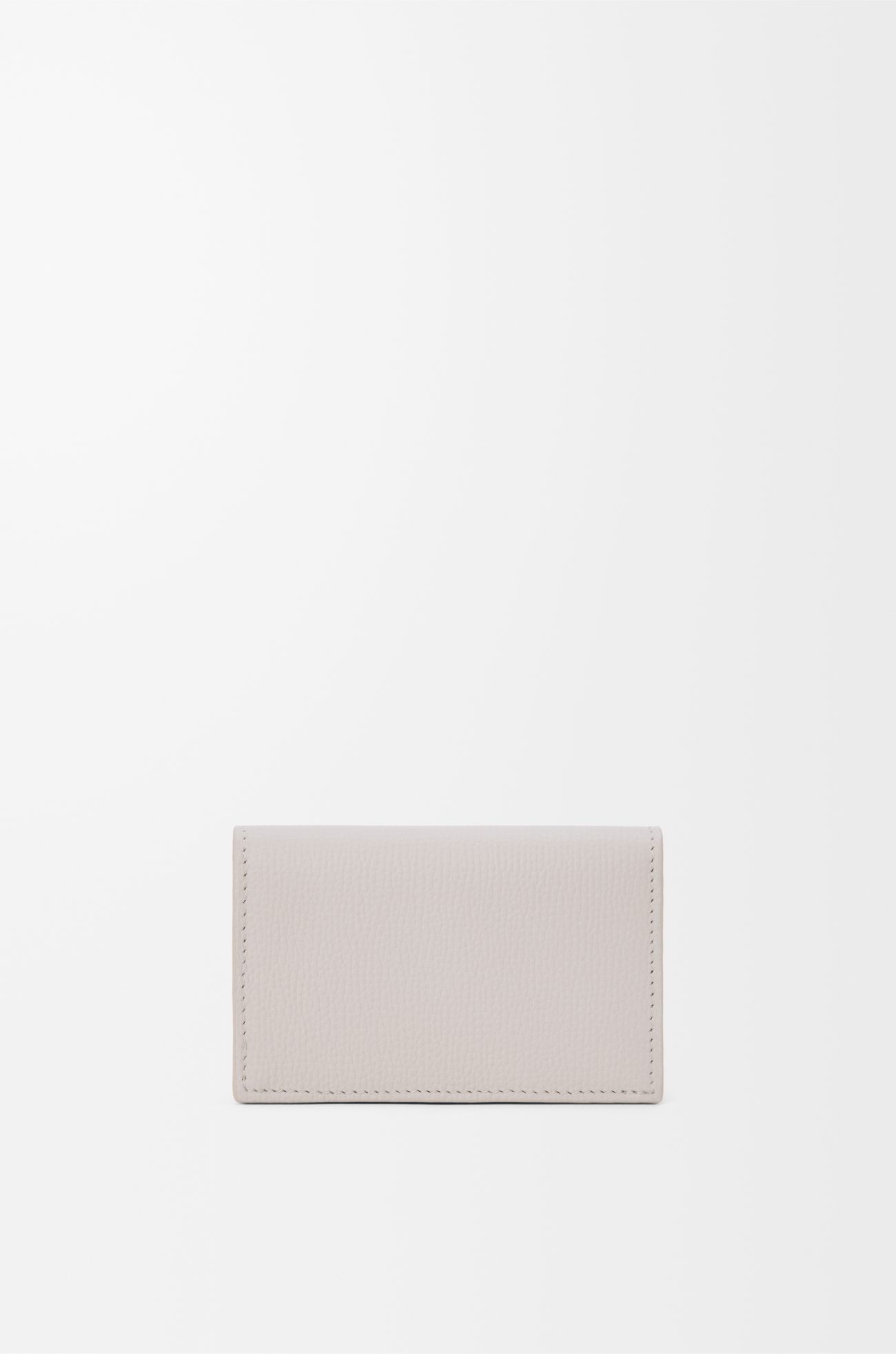 LOEWE Tarjetero Anagram en piel de ternera Gris Claro