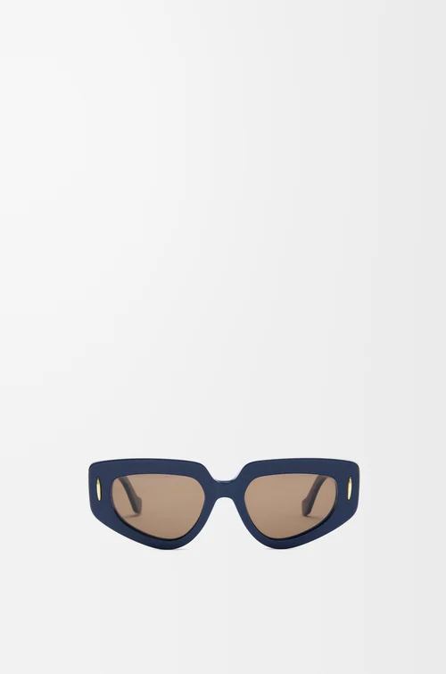 LOEWE Occhiali da sole Butterfly Screen piccoli Blu Navy Scuro