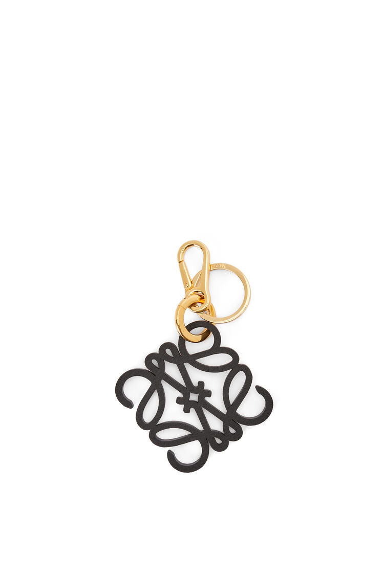 LOEWE Anagram charm in calfskin Red/Gold pdp_rd